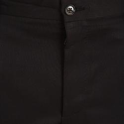 Pre Owned Dolce and Gabbana Dark Brown Wool Pant Suit M