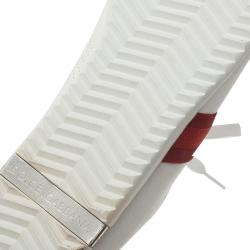 Pre Owned Dolce and Gabbana Two Tone Leather and Suede  Sneakers Size 45