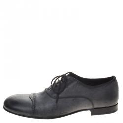 Dolce & Gabbana Two Tone Leather Oxfords Size 40.5