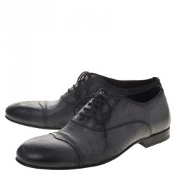 Dolce & Gabbana Two Tone Leather Oxfords Size 40.5