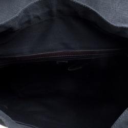 Dolce and Gabbana Brown Coated Canvas and Leather Trimmed Backpack