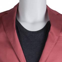DSquared2 Pink Cotton Tailored Blazer S
