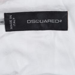 DSquared2 Pink Cotton Tailored Blazer S