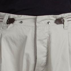 DSquared2 Beige Cotton Faux Boxer Waist Detail Chinos XS 