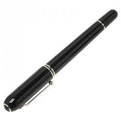 Pre Owned Dunhill Black Resin Sidecar Ballpoint Pen