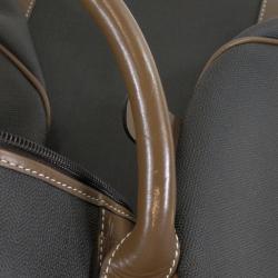 Dunhill Grey Coated Canvas Duffel Bag