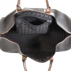 Dunhill Grey Coated Canvas Duffel Bag