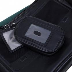 Dunhill Black Pebbled Leather Flap Messenger Bag