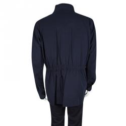 Dunhill Navy Blue Cotton Vest and Jacket Set L
