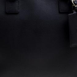 Dunhill Black Leather Business Briefcase