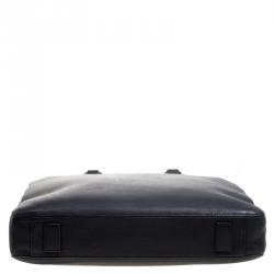 Dunhill Black Leather Business Briefcase