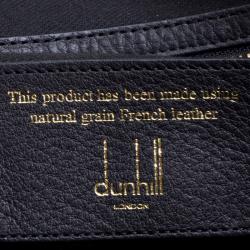 Dunhill Black Leather Business Briefcase