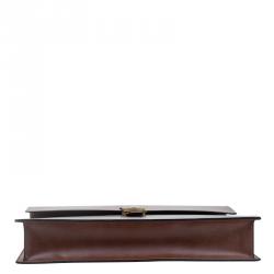 Dunhill Tan Leather Vintage Document Briefcase