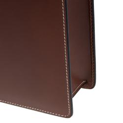 Dunhill Tan Leather Vintage Document Briefcase