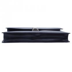 Dunhill Black Leather Confidential Briefcase