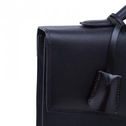 Dunhill Black Leather Confidential Briefcase