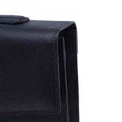 Dunhill Black Leather Confidential Briefcase