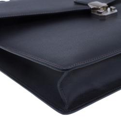 Dunhill Black Leather Confidential Briefcase