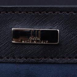 Dunhill Black Leather Confidential Briefcase