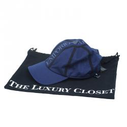 Pre Owned Emporio Armani Blue Logo Cap Size L - XL 