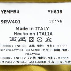 Pre Owned Emporio Armani Navy Blue Nylon Padded Shopper Tote