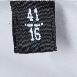 Pre Owned Emporio Armani Men's White Cotton Tailored Fit Shirt L