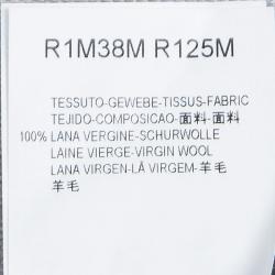 Pre Owned بلوفر أمبوريو أرماني صوف رصاصي نمط هندسي XL