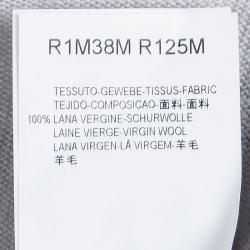 Pre Owned Emporio Armani Grey Wool Geometric Pattern Sweater XL