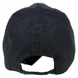 Pre Owned Emporio Armani Black Baseball Cap Size L