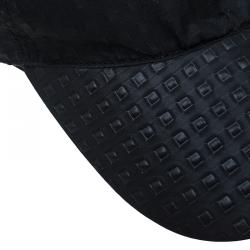 Pre Owned Emporio Armani Black Baseball Cap Size L