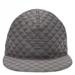 مملوكة مسبقًا قبعة بيسبول امبوريو أرماني مونوغرامى رصاصى مقاس M