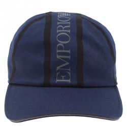 مملوكة مسبقًا Emporio Armani Blue Logo Baseball Cap Size L/XL