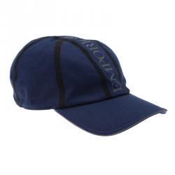 Pre Owned Emporio Armani Navy Blue Logo Baseball Cap Size L/XL