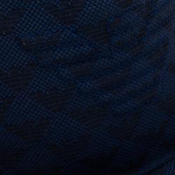 مملوكة مسبقًا Emporio Armani Blue Monogram Baseball Cap Size M