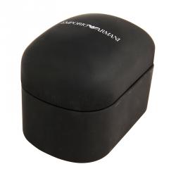 Pre Owned Emporio Armani Silver Stainless Steel AR2471 Men's Wristwatch 43MM