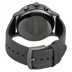 Pre Owned Emporio Armani Black Stainless Steel AR1794 men's Wristwatch 43MM