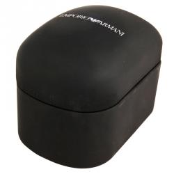 Pre Owned Emporio Armani Silver Stainless Steel AR1880 Men's Wristwatch 41MM