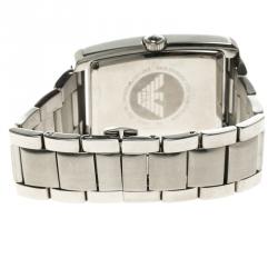 Emporio Armani Silver Stainless Steel AR 1607 Men's Wristwatch 32MM