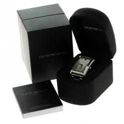 Emporio Armani Silver Stainless Steel AR 1607 Men's Wristwatch 32MM