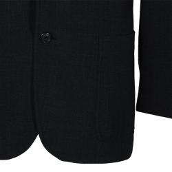 Pre Owned Emporio Armani Men's Grey Wool Blazer L