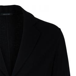 Pre Owned Emporio Armani Men's Black Wool Blazer XS