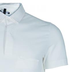 Pre Owned Emporio Armani Men's White Polo Shirt L