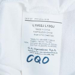 Pre Owned Emporio Armani Men's White Polo Shirt L