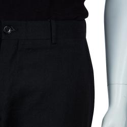 Pre Owned Emporio Armani Men's Black Trousers XL