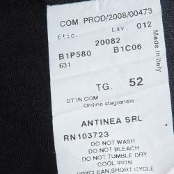 Pre Owned Emporio Armani Men's Black Trousers XL