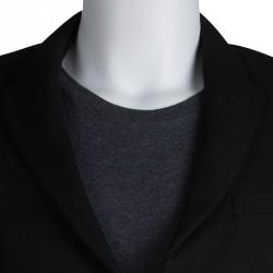 Pre Owned Emporio Armani Johnny Line Black Tailored Blazer M