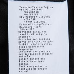 Pre Owned Emporio Armani Johnny Line Black Tailored Blazer M