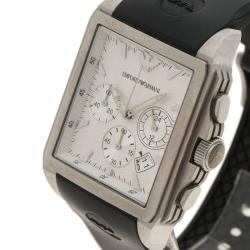 Emporio Armani Black Stainless Steel AR0657 Men's Wristwatch 39MM
