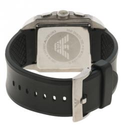Emporio Armani Black Stainless Steel AR0657 Men's Wristwatch 39MM