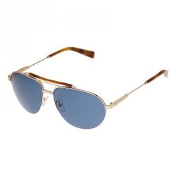 Ermenegildo Zegna Silver and Light Brown EZ0007 Aviators